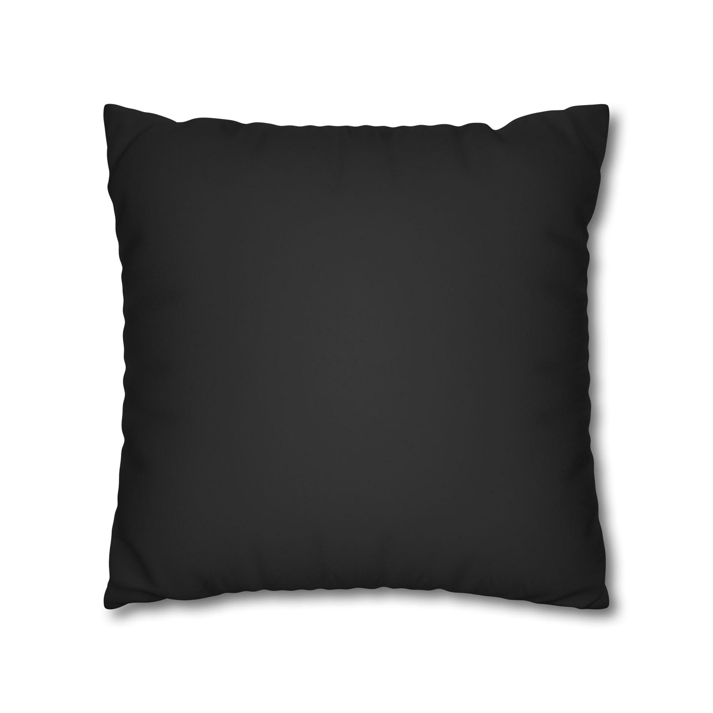 Black Cat Pillow Cover - 2 Kittens with Emerald Green Eyes, Halloween or Gothic Home Decor, Cute Cat Accent Pillow. Cover