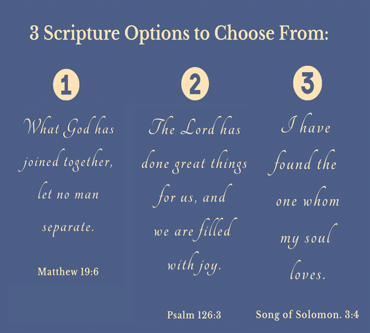 Personalized Acrylic Wall Art Panel — Christian Wedding or Anniversary Gift with Scripture & Optional Names